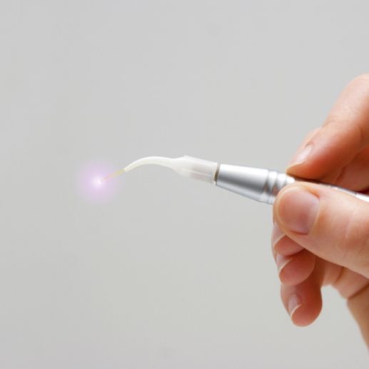 Soft tissue laser dentistry hand tool