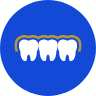 Animated row of teeth under Invisalign aligner tray